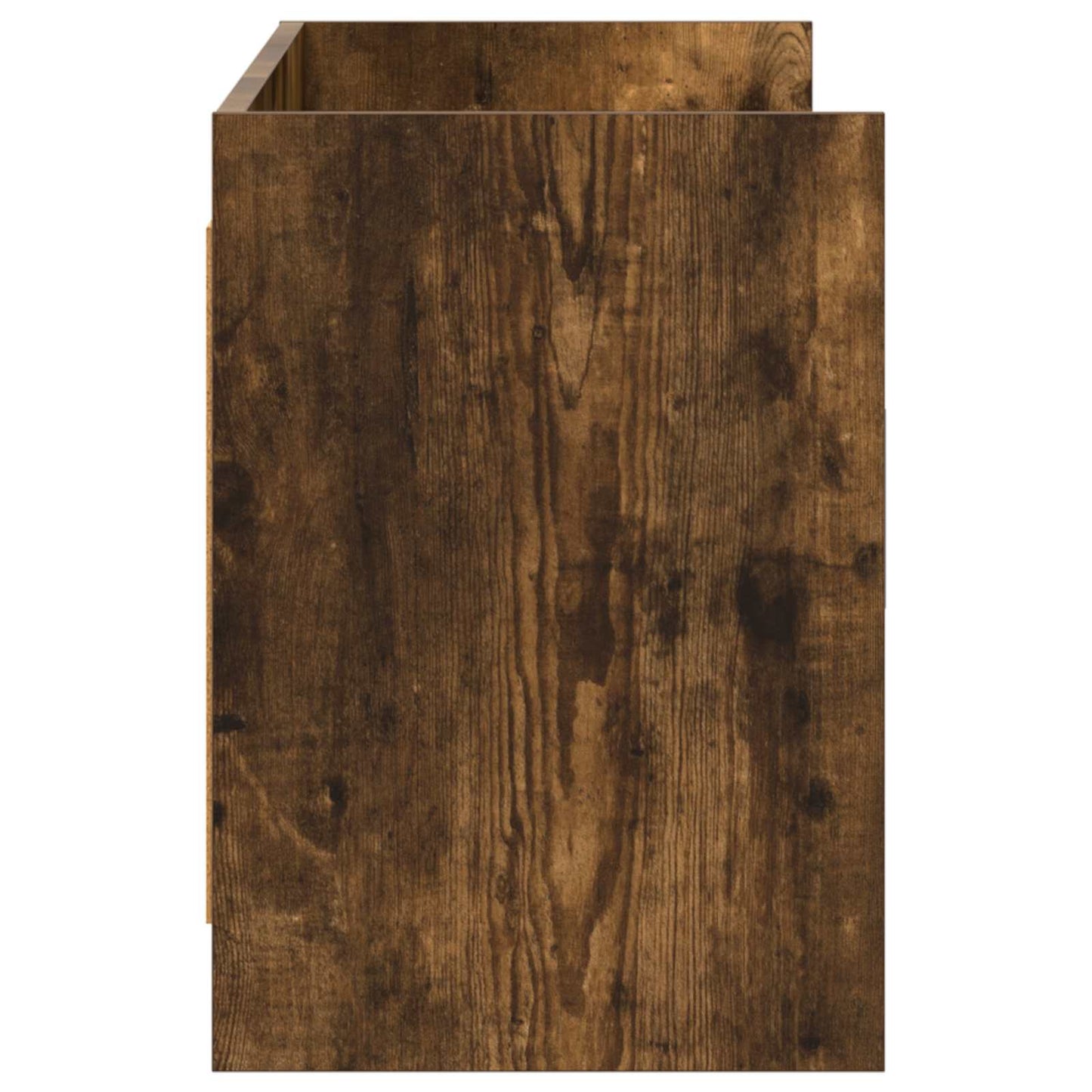 TV Cabinet 130 x 33 x 47 cm Smoked Oak Engineered Wood