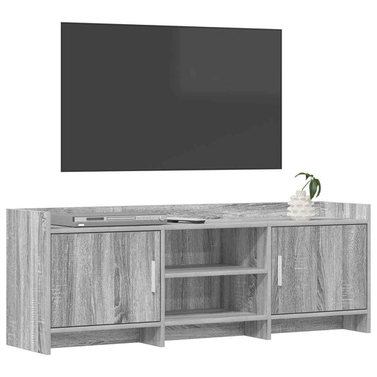 TV Cabinet 130 x 33 x 47 cm Grey Sonoma Engineered Wood