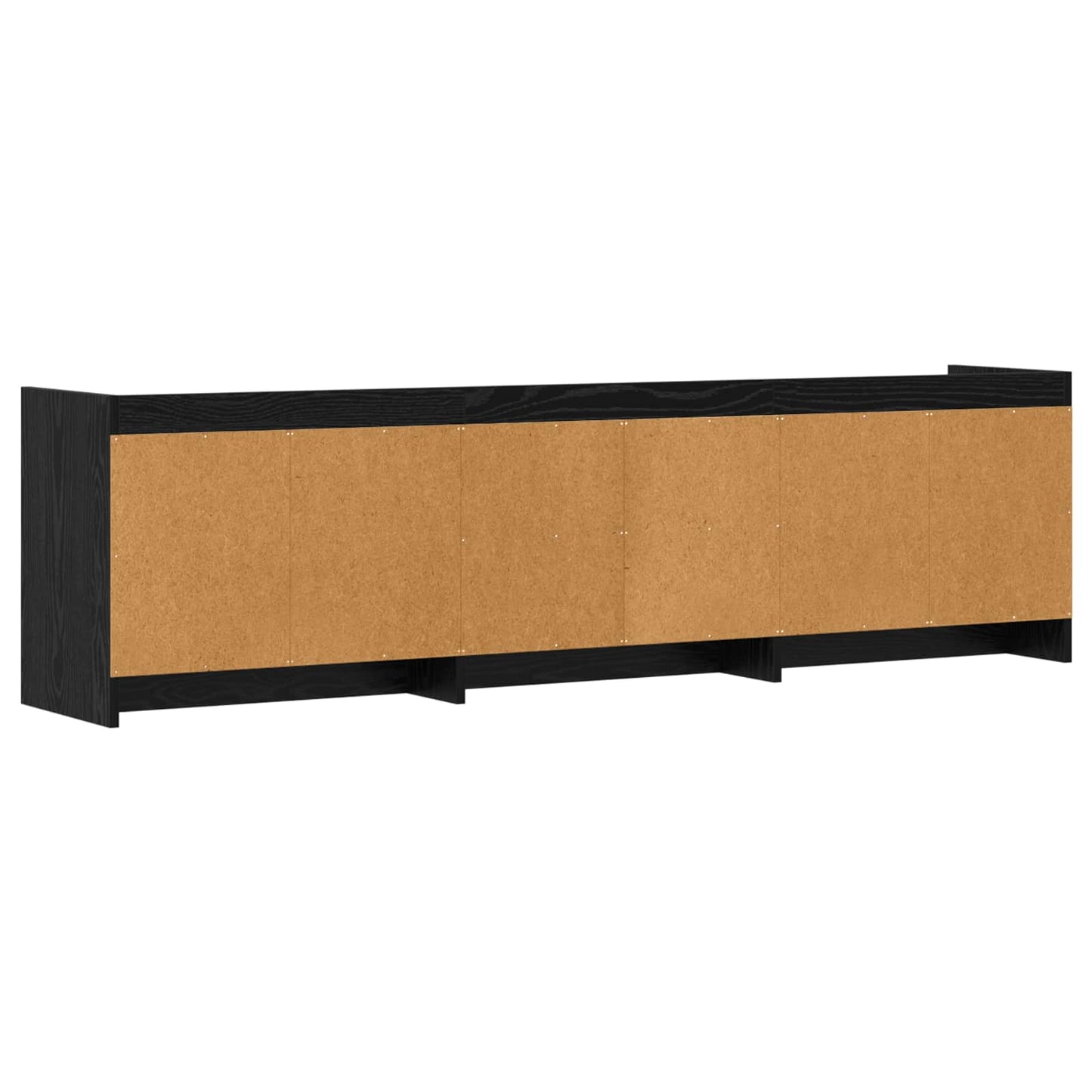 TV Cabinet 168 x 33 x 47 cm Black Oak Engineered Wood