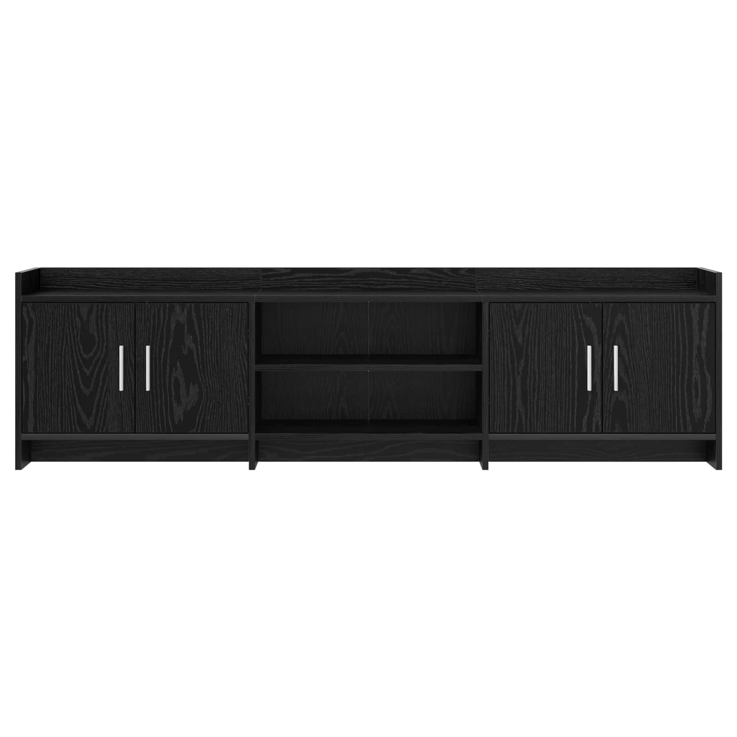 TV Cabinet 168 x 33 x 47 cm Black Oak Engineered Wood