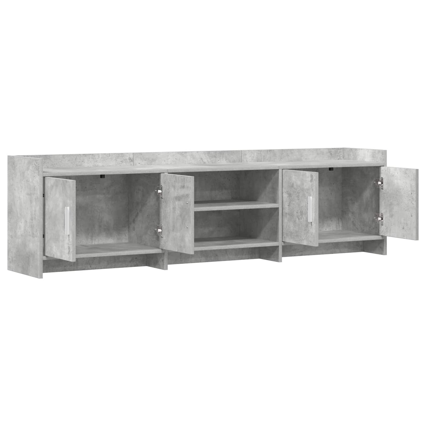 TV Cabinet 168 x 33 x 47 cm Concrete Grey Engineered Wood