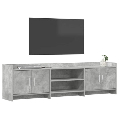 TV Cabinet 168 x 33 x 47 cm Concrete Grey Engineered Wood