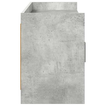 TV Cabinet 168 x 33 x 47 cm Concrete Grey Engineered Wood