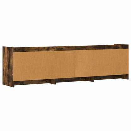 TV Cabinet 168 x 33 x 47 cm Smoked Oak Engineered Wood