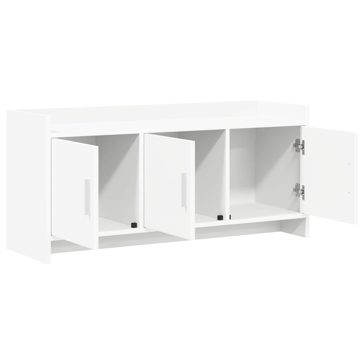 TV Cabinet 102 x 33 x 47 cm White Engineered Wood