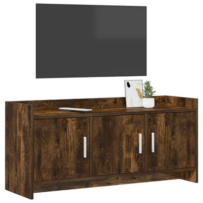 TV Cabinet 102 x 33 x 47 cm Smoked Oak Engineered Wood