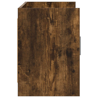 TV Cabinet 102 x 33 x 47 cm Smoked Oak Engineered Wood