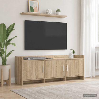 TV Cabinet 130 x 33 x 47 cm Sonoma Oak Engineered Wood
