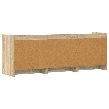 TV Cabinet 130 x 33 x 47 cm Sonoma Oak Engineered Wood