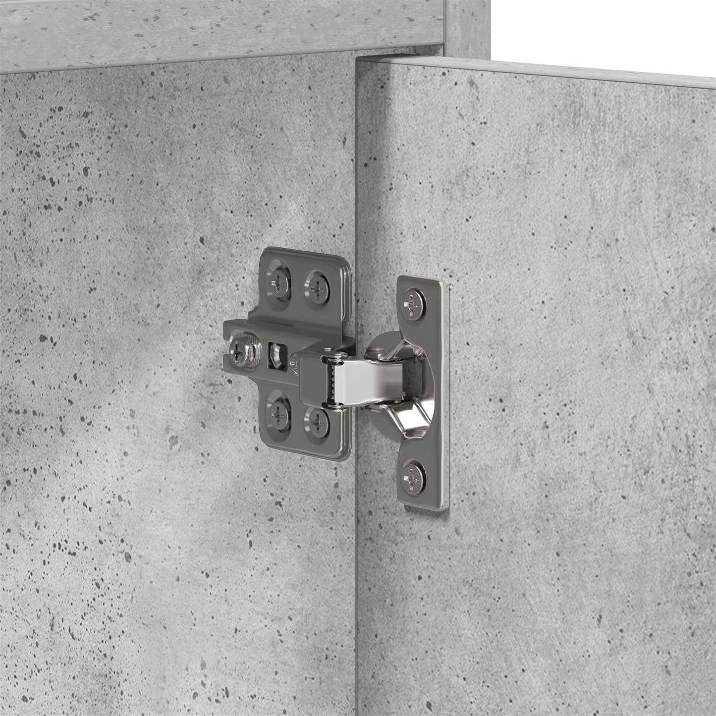 TV Cabinet 130 x 33 x 47 cm Concrete Grey Engineered Wood