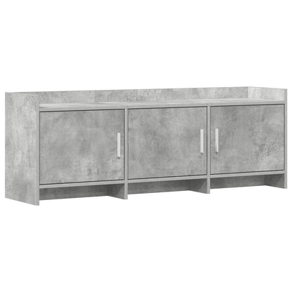 TV Cabinet 130 x 33 x 47 cm Concrete Grey Engineered Wood