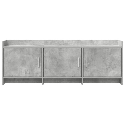 TV Cabinet 130 x 33 x 47 cm Concrete Grey Engineered Wood