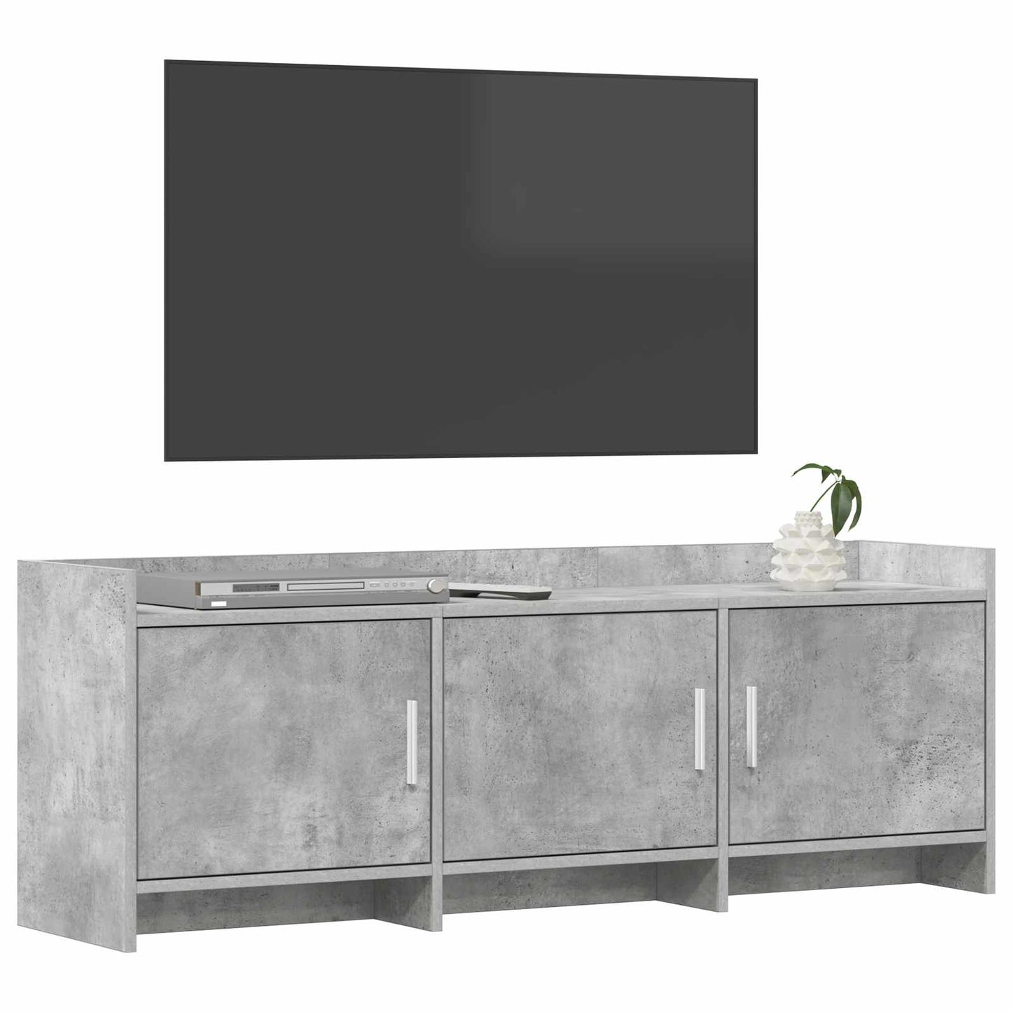 TV Cabinet 130 x 33 x 47 cm Concrete Grey Engineered Wood