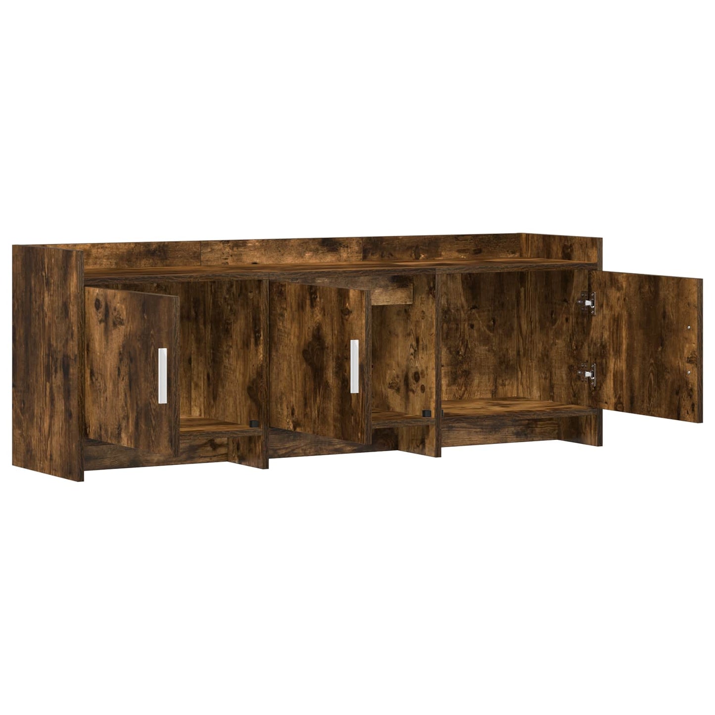 TV Cabinet 130 x 33 x 47 cm Smoked Oak Engineered Wood