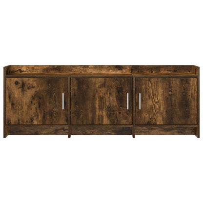 TV Cabinet 130 x 33 x 47 cm Smoked Oak Engineered Wood