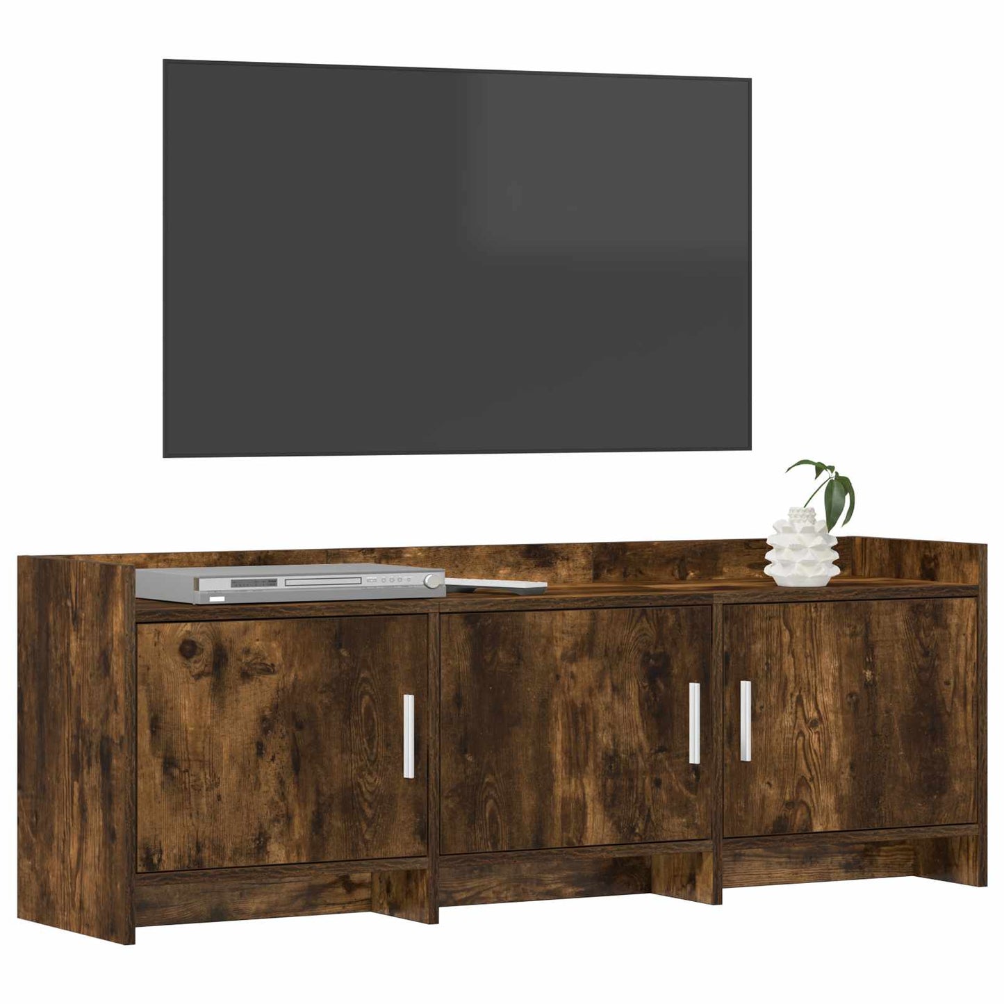 TV Cabinet 130 x 33 x 47 cm Smoked Oak Engineered Wood