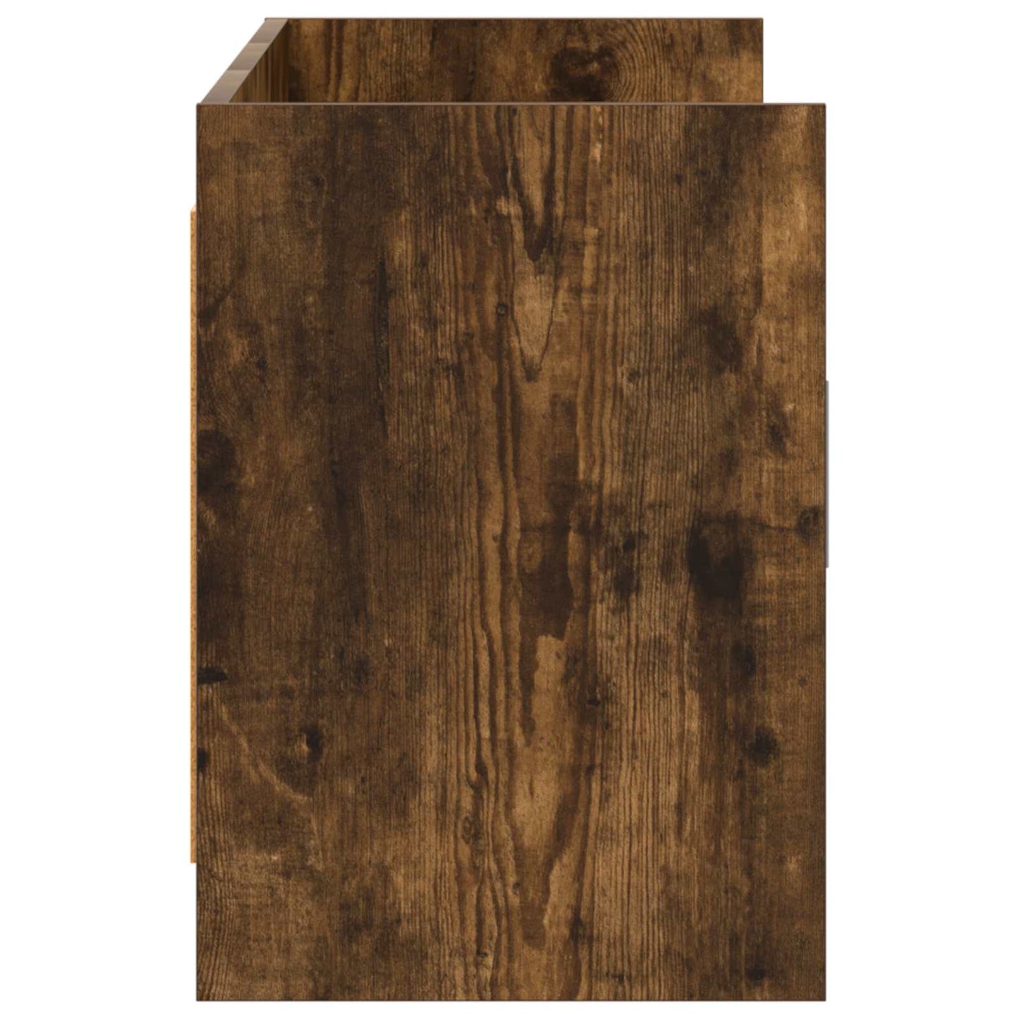 TV Cabinet 130 x 33 x 47 cm Smoked Oak Engineered Wood