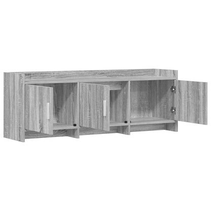 TV Cabinet 130 x 33 x 47 cm Grey Sonoma Engineered Wood