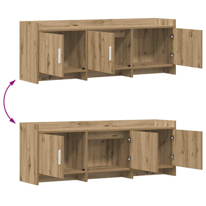 TV Cabinet 130 x 33 x 47 cm Artisan Oak Engineered Wood