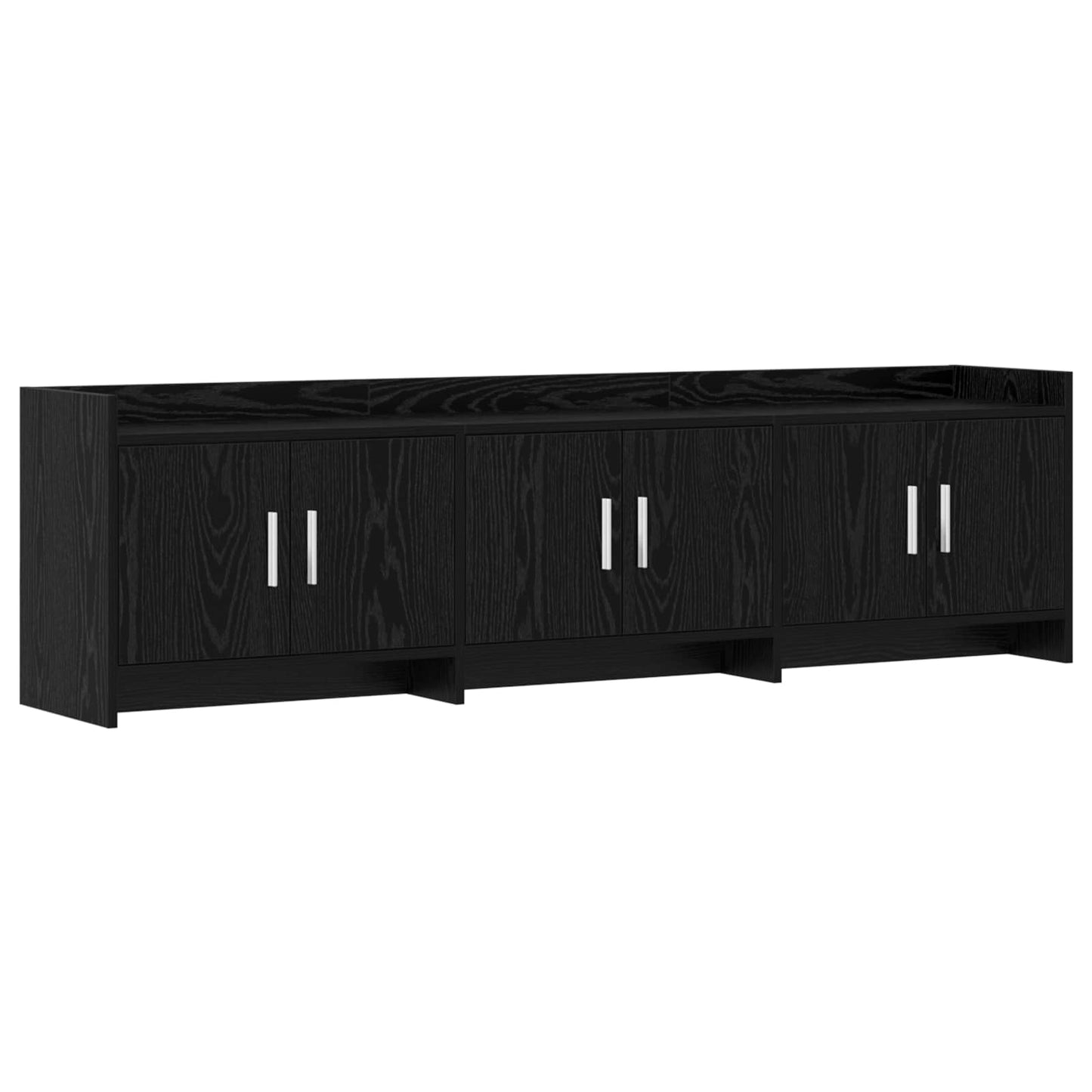 TV Cabinet 168 x 33 x 47 cm Black Oak Engineered Wood