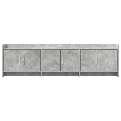TV Cabinet 168 x 33 x 47 cm Concrete Grey Engineered Wood
