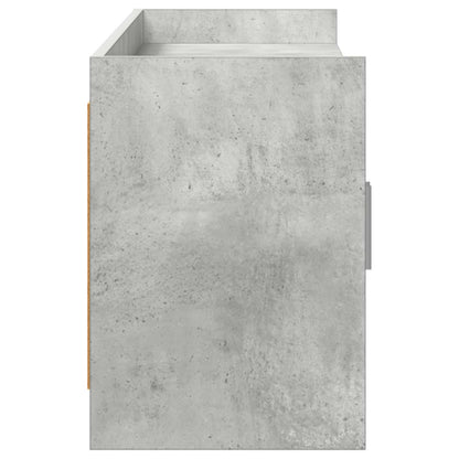 TV Cabinet 168 x 33 x 47 cm Concrete Grey Engineered Wood