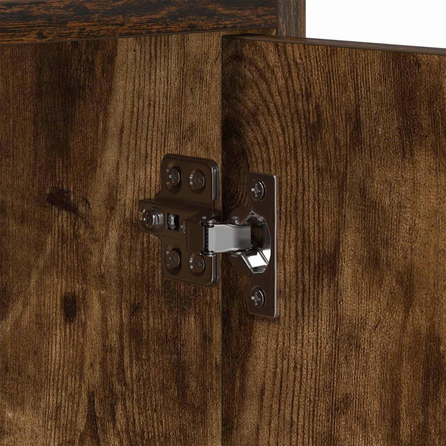 TV Cabinet 168 x 33 x 47 cm Smoked Oak Engineered Wood