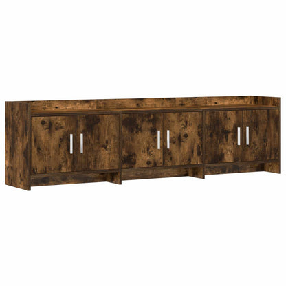 TV Cabinet 168 x 33 x 47 cm Smoked Oak Engineered Wood