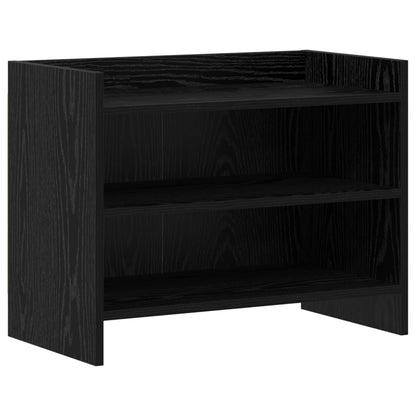 TV Cabinet 60 x 33 x 47 cm Black Oak Engineered Wood