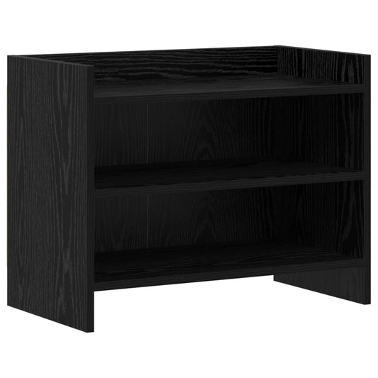 TV Cabinet 60 x 33 x 47 cm Black Oak Engineered Wood