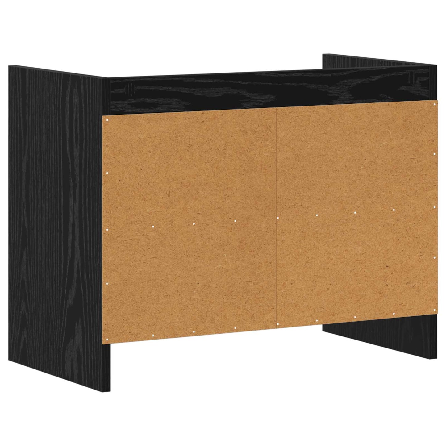 TV Cabinet 60 x 33 x 47 cm Black Oak Engineered Wood