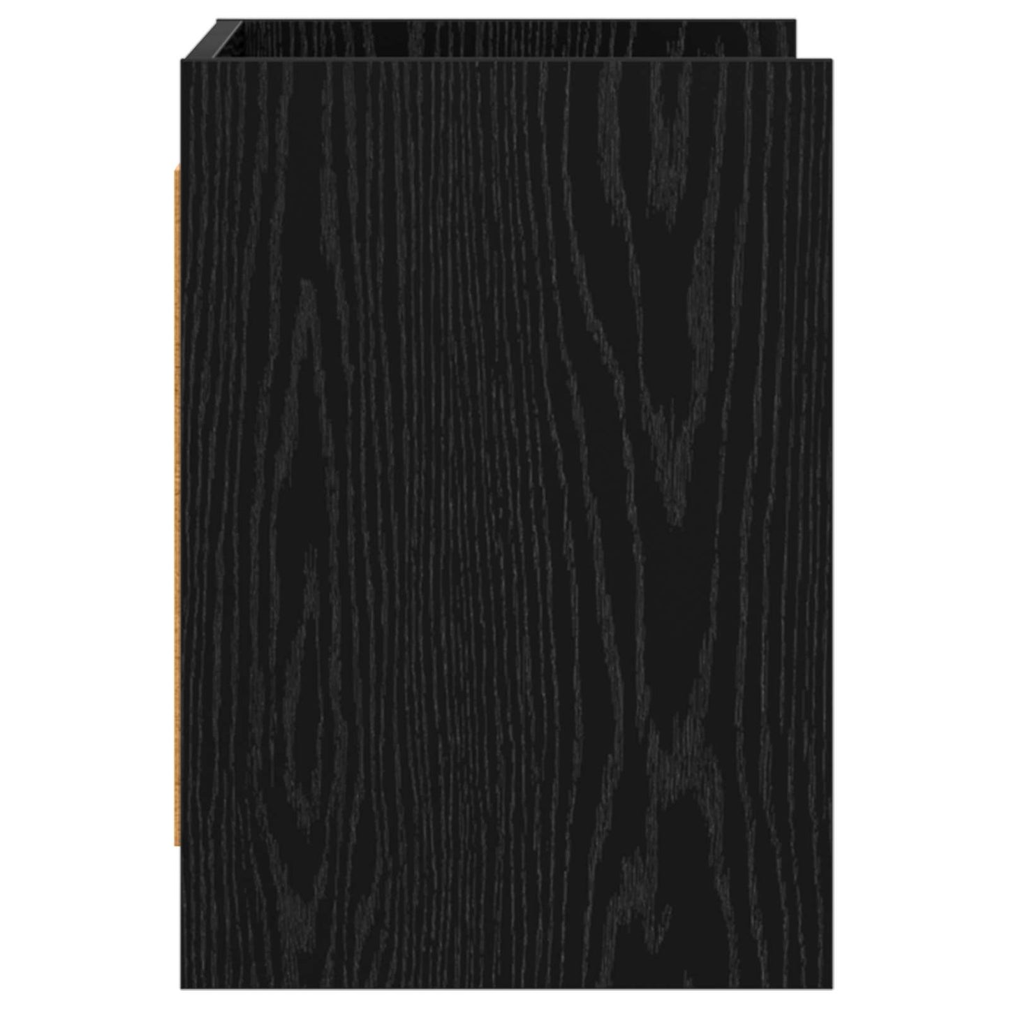 TV Cabinet 60 x 33 x 47 cm Black Oak Engineered Wood