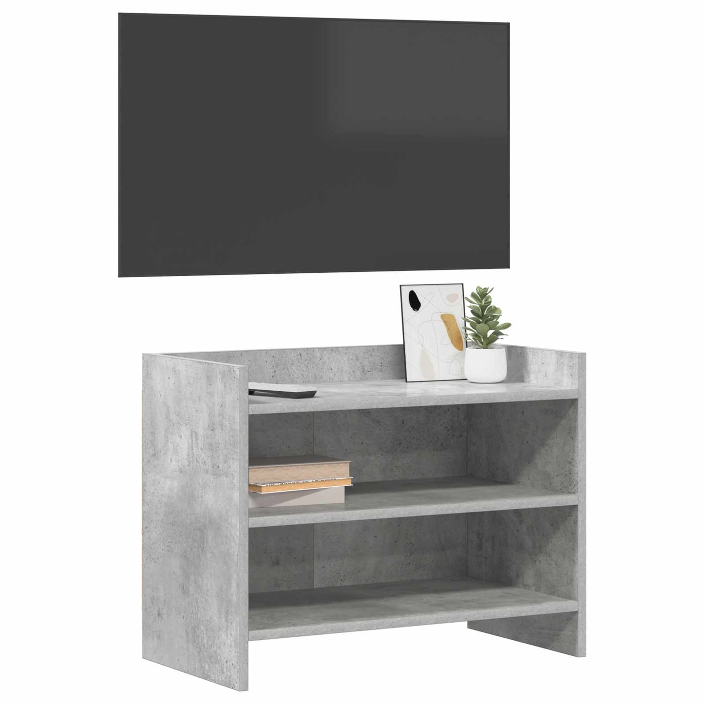 TV Cabinet 60 x 33 x 47 cm Concrete Grey Engineered Wood