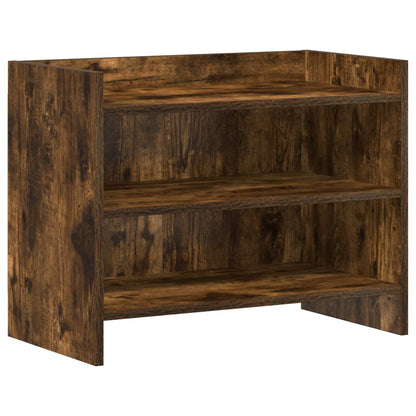 TV Cabinet 60 x 33 x 47 cm Smoked Oak Engineered Wood