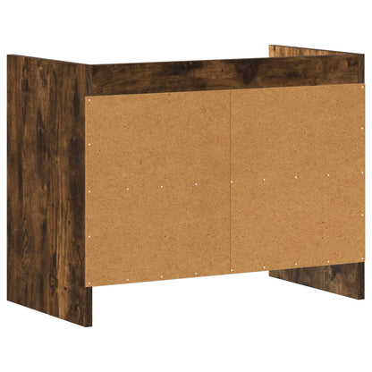 TV Cabinet 60 x 33 x 47 cm Smoked Oak Engineered Wood