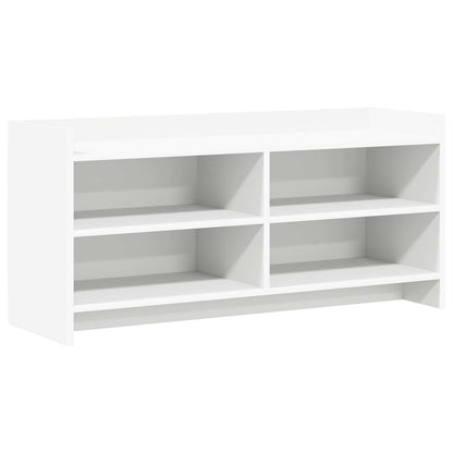 TV Cabinet 100 x 33 x 47 cm White Engineered Wood