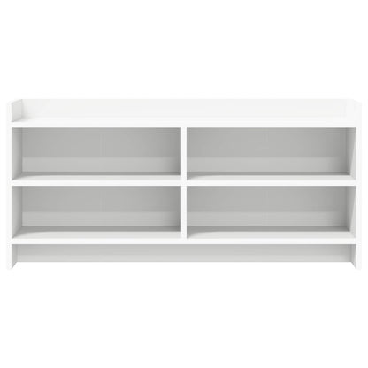 TV Cabinet 100 x 33 x 47 cm White Engineered Wood