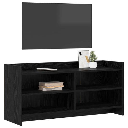 TV Cabinet 100 x 33 x 47 cm Black Oak Engineered Wood