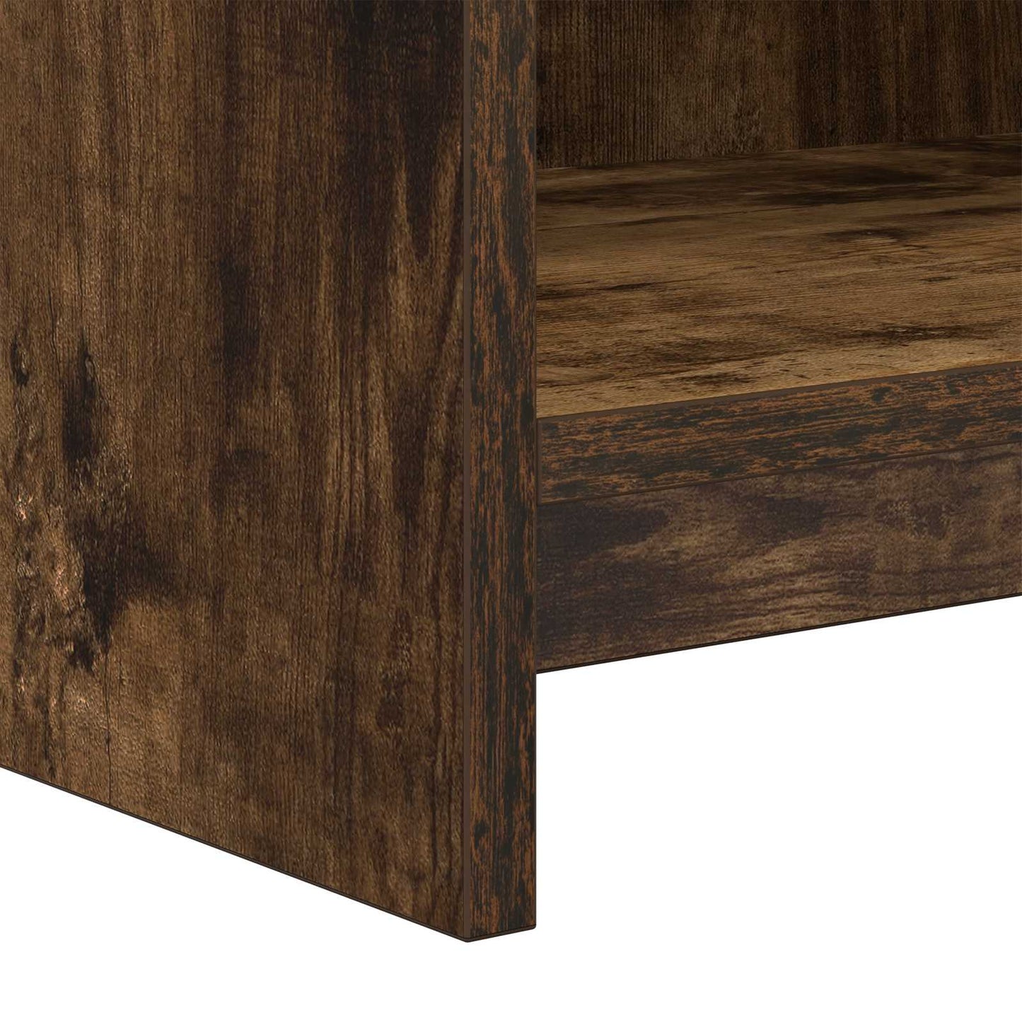 TV Cabinet 100 x 33 x 47 cm Smoked Oak Engineered Wood