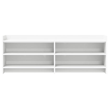 TV Cabinet 135 x 33 x 47 cm White Engineered Wood