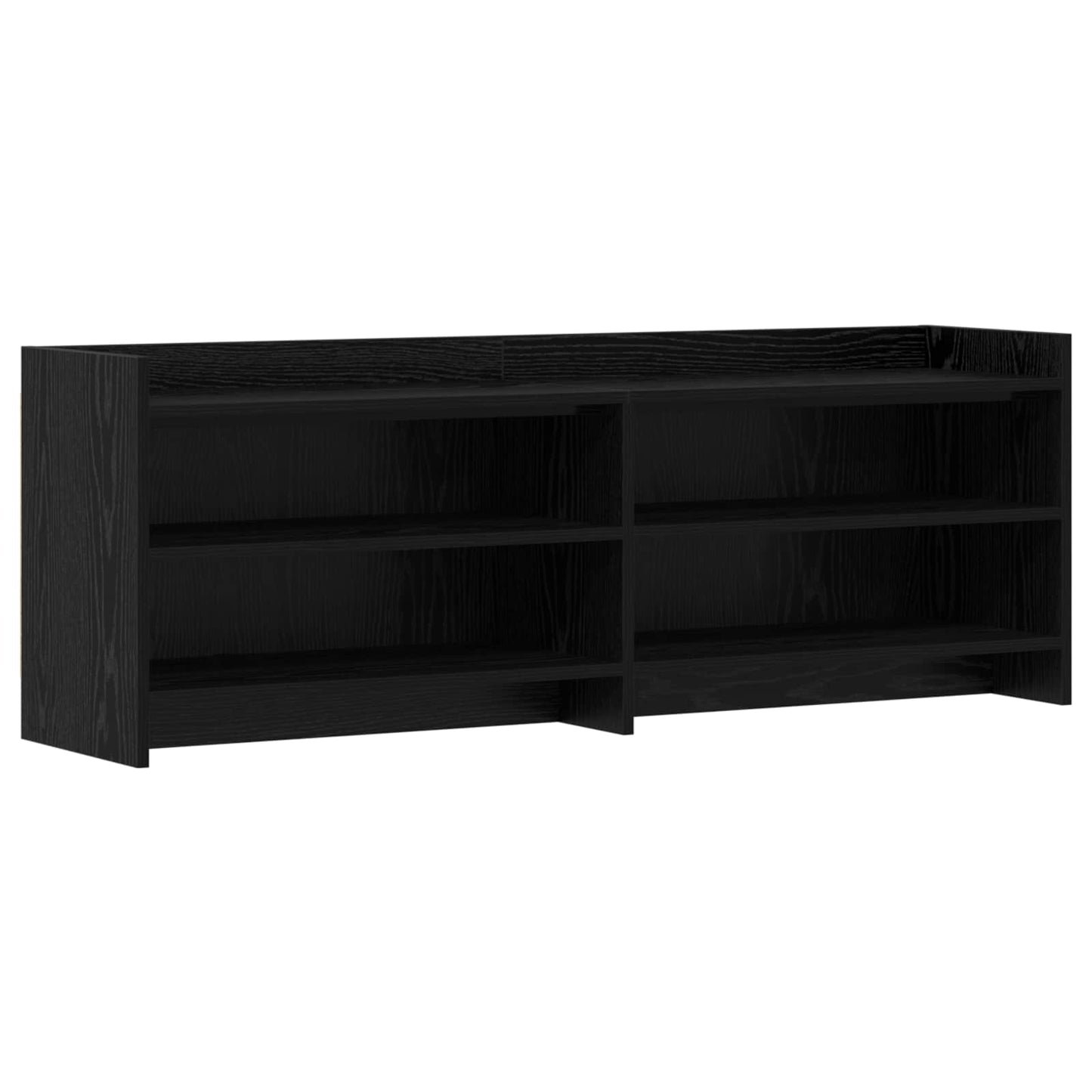 TV Cabinet 135 x 33 x 47 cm Black Oak Engineered Wood