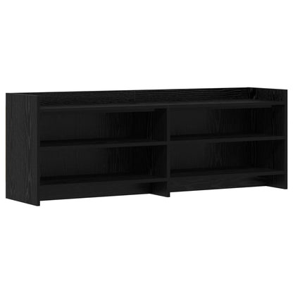 TV Cabinet 135 x 33 x 47 cm Black Oak Engineered Wood