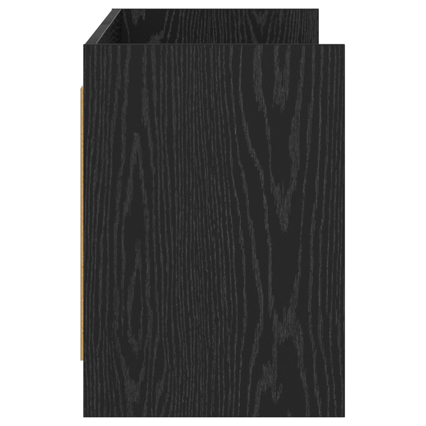 TV Cabinet 135 x 33 x 47 cm Black Oak Engineered Wood
