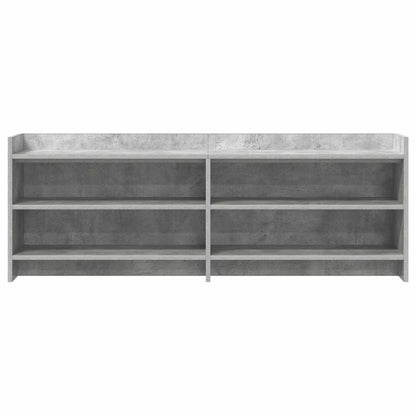 TV Cabinet 135 x 33 x 47 cm Concrete Grey Engineered Wood