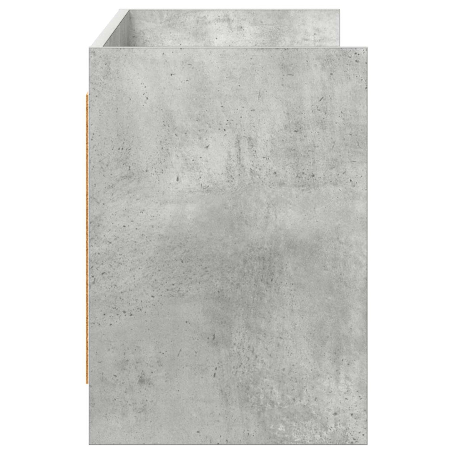 TV Cabinet 135 x 33 x 47 cm Concrete Grey Engineered Wood