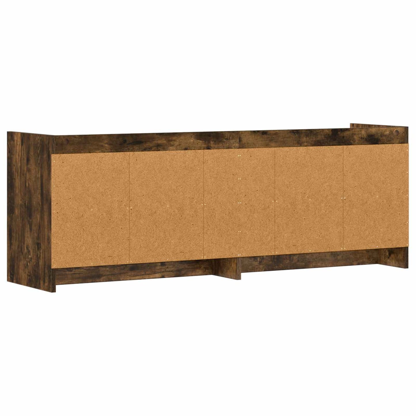 TV Cabinet 135 x 33 x 47 cm Smoked Oak Engineered Wood