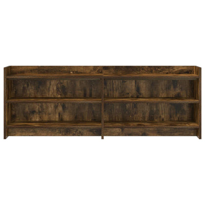 TV Cabinet 135 x 33 x 47 cm Smoked Oak Engineered Wood