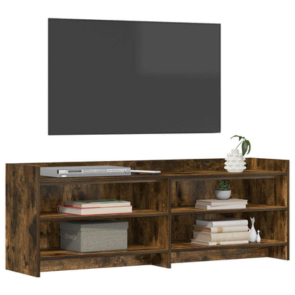 TV Cabinet 135 x 33 x 47 cm Smoked Oak Engineered Wood