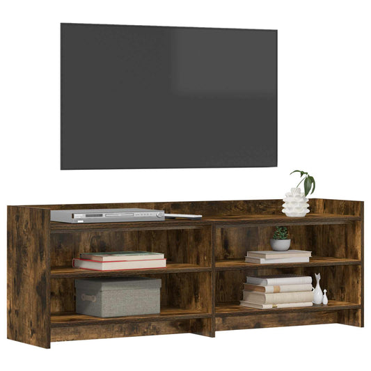 TV Cabinet 135 x 33 x 47 cm Smoked Oak Engineered Wood