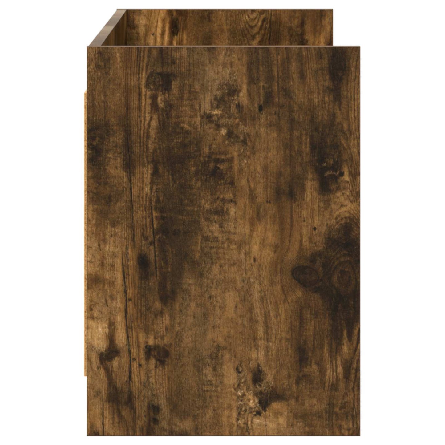 TV Cabinet 135 x 33 x 47 cm Smoked Oak Engineered Wood